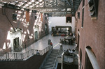 View of the Hall of Witness in the U.S. Holocaust Memorial Museum during a ceremony commemorating the first anniversary of the September 11, 2001 terrorist attacks.