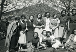 Group of students having a picnic with the athletic club in Salonika, on May 1st 1939.